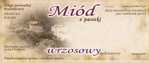Miód wrzosowy retro
