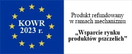 Naklejka na sprzęt refundowany przez KOWR 2023 gwiazda 