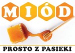 Tablica reklamowa średnia - Miód prosto z pasieki