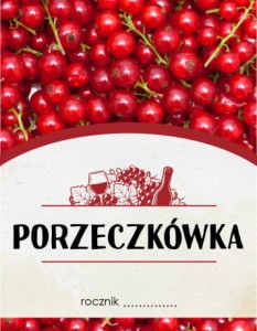 Etykieta Porzeczkówka czerwona
