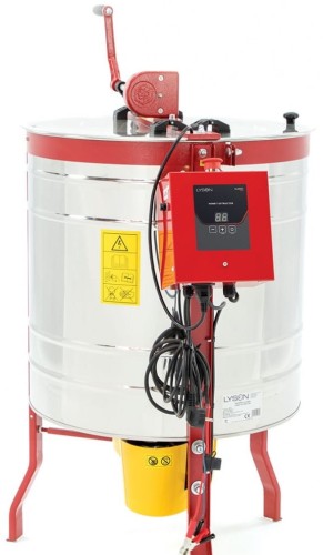 Miodarka diagonalna 4-plastrowa uniwersalna ręczna+elektryczna