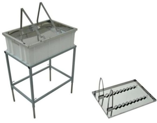 Stół do odsklepiania z wanienką plastikową