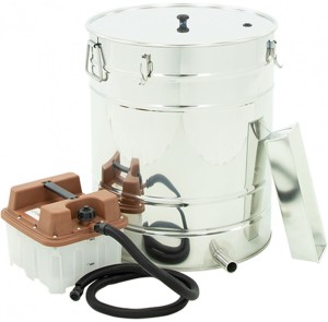 Topiarki do wosku okrągłe na bazie odstojnika nierdzewnego 100l z wytwornicą pary