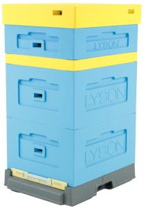 Ul Wielkopolski 12 ramkowy z dennicą wysoką higieniczną plastikową - malowany