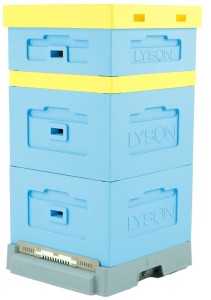 Ul Wielkopolski 10 ramkowy z dennicą wysoką higieniczną plastikową - malowany