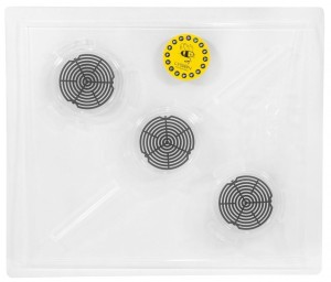 POWAŁKA TRANSPARENTNA WIELKOPOLSKA 12-RAMKOWA, Dadant, PLASTIKOWA , Z PAJĄCZKAMI 