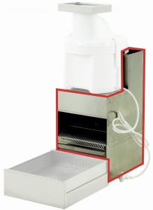 Separator do młynka do pozyskiwania pierzgi