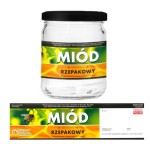 Etykiety z kontretykietą - Miód rzepakowy