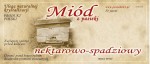 Etykiety - Miód nektarowo - spadziowy - RETRO
