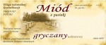 Etykiety - Miód gryczany - RETRO