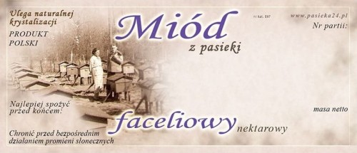 Miód faceliowy