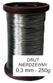 Drut nierdzewny 0,3mm 250g