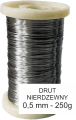 Drut nierdzewny 0,5mm 250g