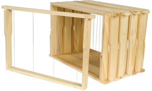 Ramka wielkopolska hoffmanowska czopowana z drutem zmontowana 10 szt