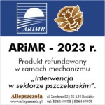Naklejka na sprzęt refundowany - ARiMR 2023 kwadrat