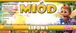 Etykiety z pszczółką - Miód lipowy