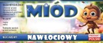 Etykiety z pszczółką - Miód nawłociowy
