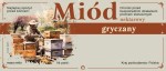 Etykiety z pasieki - Miód gryczany