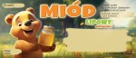Etykiety z misiem - Miód lipowy