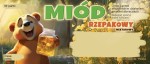 Etykiety z misiem - Miód rzepakowy