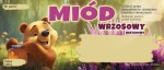 Etykiety z misiem - Miód wrzosowy