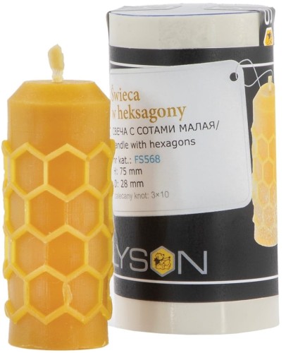 Świeca w heksagony