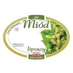 Etykieta - Miód lipowy korona