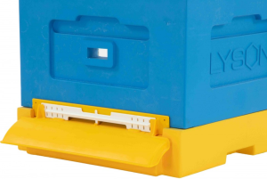 Wylotek z zatyczką do dennic - plastikowy ŻÓŁTY