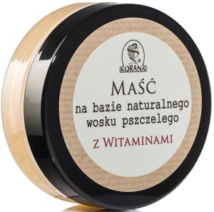 Maść na bazie naturalnego wosku pszczelego + witaminami