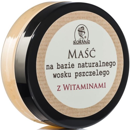 Maść na bazie naturalnego wosku pszczelego Z witaminami