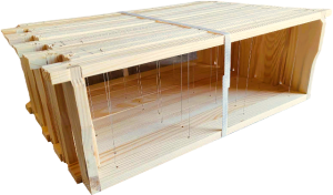 Ramka wielkopolska 1/2 HOFFMANOWSKA ZBITA I ZDRUTOWANA zmontowana - 10 SZT