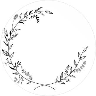 Etykiety fi 6 cm - Rustic