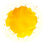 Etykiety fi 6 cm - Akwarela - 12 szt