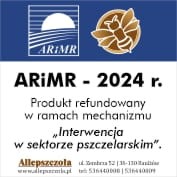 Naklejka na sprzęt refundowany - ARiMR 2024 kwadrat