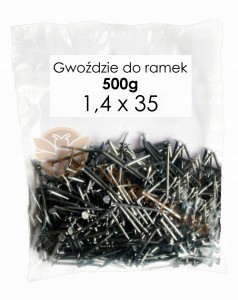 Gwoździe do ramek 1,4x35 - 500 g