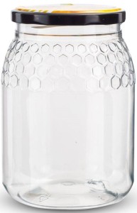 SŁOIK 746 ML PLASTIKOWY W ZESTAWIE Z ZAKRĘTKĄ