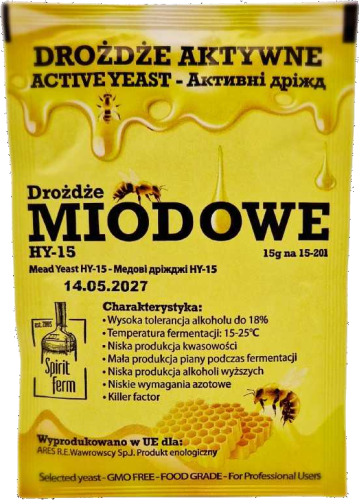 Drożdże do miodu