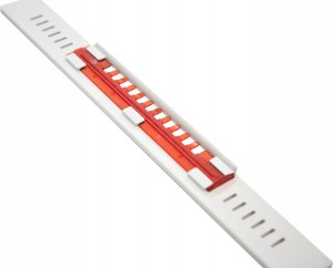 Zasuwka 375 mm plastikowa - pełne zamknięcie