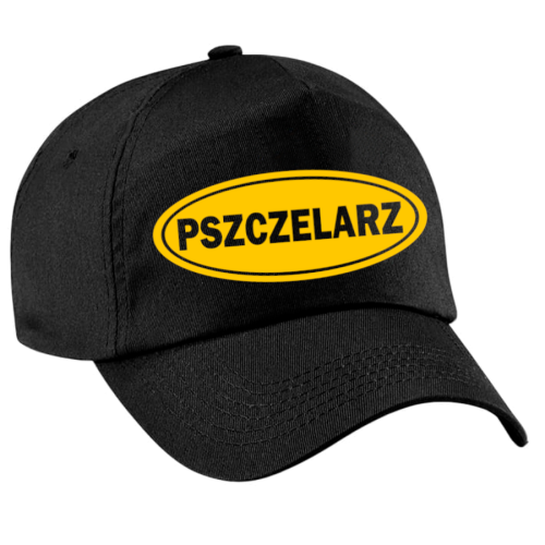 Czapka z daszkiem Pszczelarz czarna