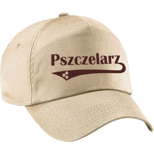 Czapka z daszkiem Pszczelarz beżowa