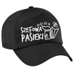 Czapka z daszkiem Szefowa Pasieki - czarna