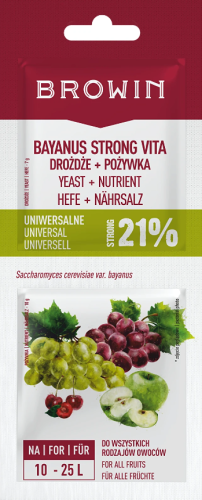 Drożdże Bayanus + pożywka