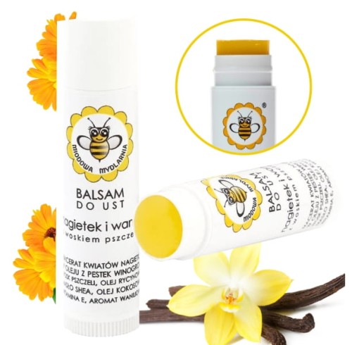 Balsam do ust Nagietek i Wanilia 4,5 ml