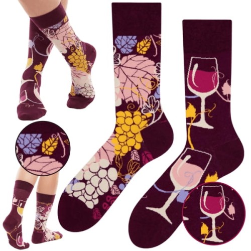 SKARPETY dla WINIARZA wino CZERWONE WINO