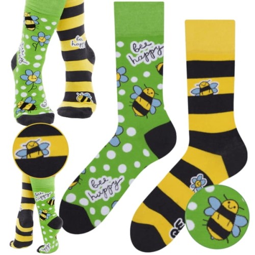 SKARPETY dla PSZCZELARZA pszczelarki WESOŁE PSZCZOŁY prezent