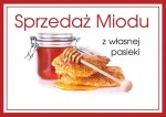 Tablica reklamowa średnia - Sprzedaż miodu
