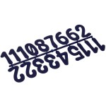 Numery numerki na ule - NIEBIESKIE