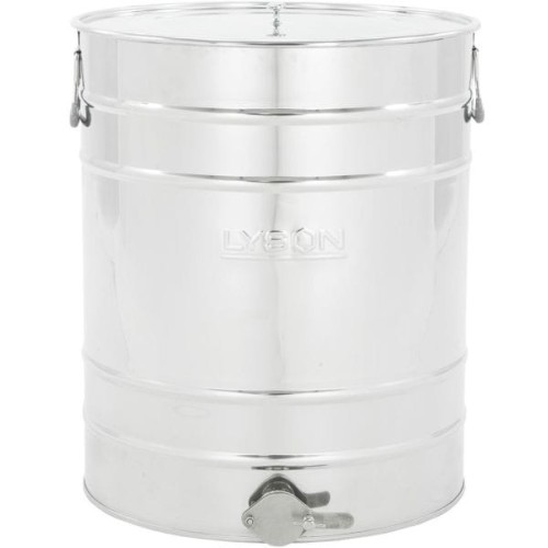 Odstojnik nierdzewny 50 L - uchwyty, zawór nierdzewny 6/4"