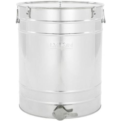 Odstojnik nierdzewny 50 L - uchwyty, klamry, uszczelka, zawór nierdzewny 6/4"