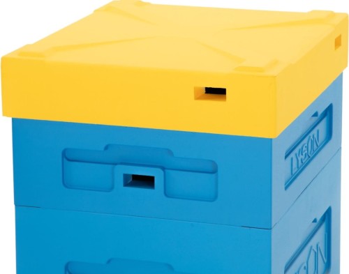 DASZEK WYSOKI Dadant, Langstroth, Wielkopolski 12-ramkowy WZMOCNIONY żółty